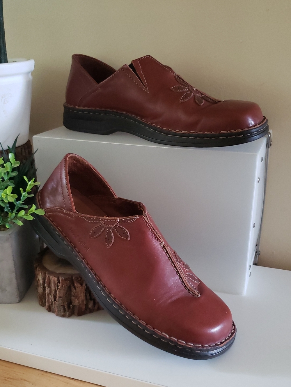 Josef Seibel Women's Comfort Leather Slip On Loafers - Eur 40